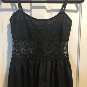 EUC little black dress punk goth